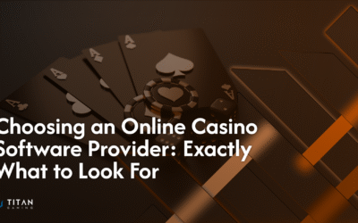 Choosing an Online Casino Software Provider: Exactly What to Look For